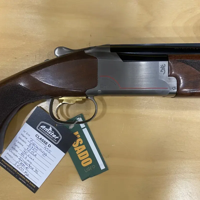 Browning 725 Sporter 12GA Arma 2ª mão (Iva Bens 2º mão, d. lei nº199/96)