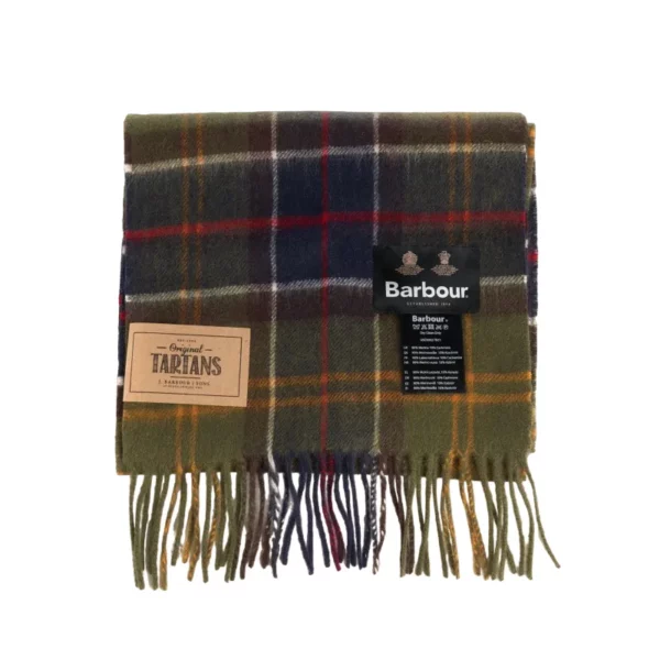 Cachecol Barbour Wool Cashmere Tartan