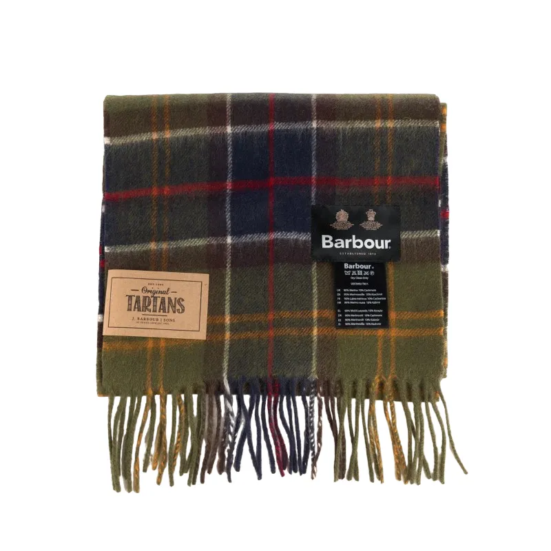 Cachecol Barbour Wool Cashmere Tartan