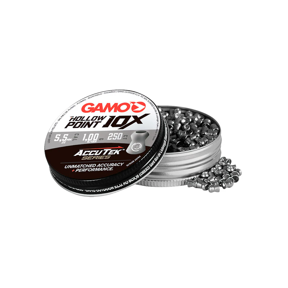 Chumbo Gamo Hollow Point AccuTek Cal 5.5 Cx250