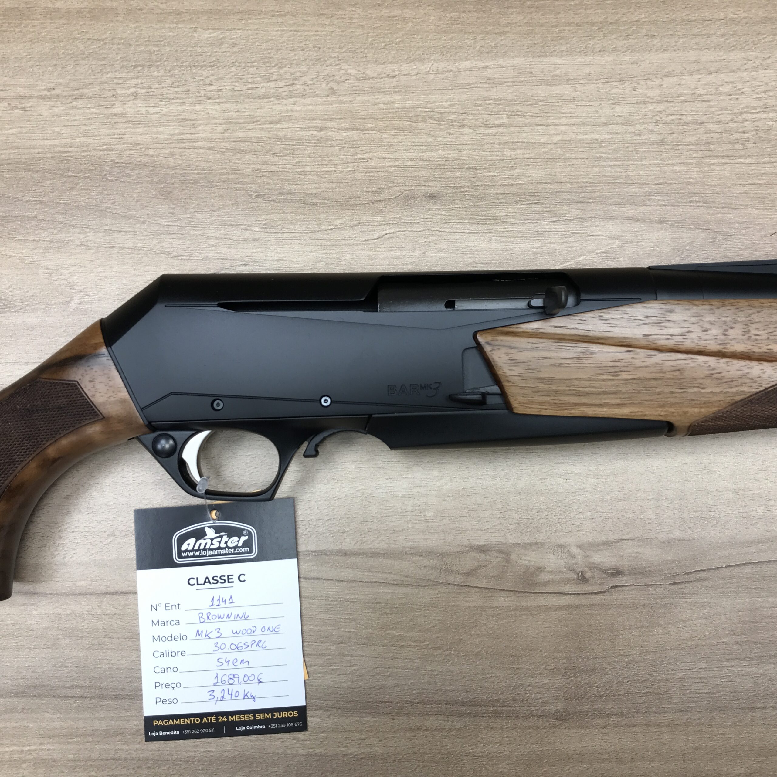 Browning MK3 Wood One 30.06SPRG