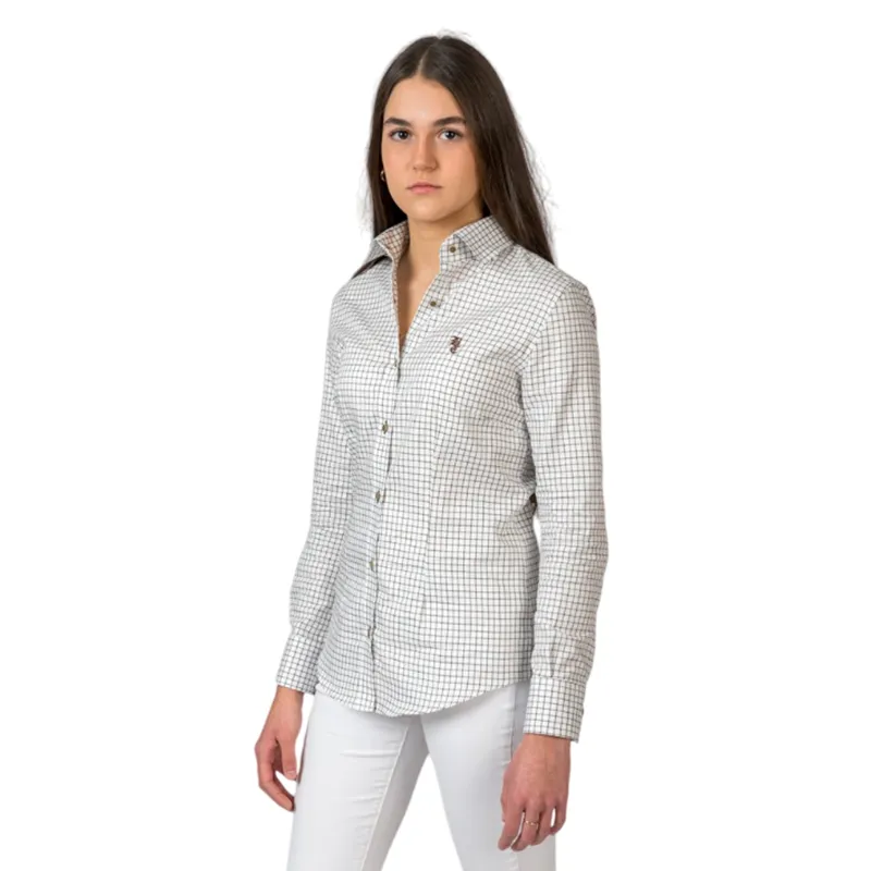 Camisa Senhora British Cotton Quadrados