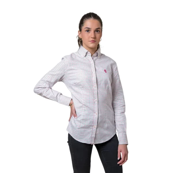 Camisa Senhora British Cotton Quadrados