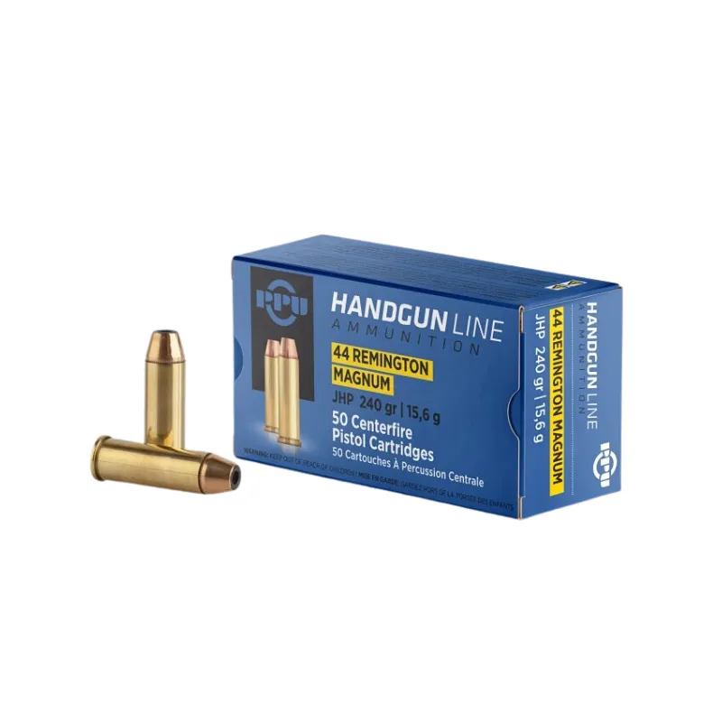 Cx50 munições PPU 44MAG JHP A-156