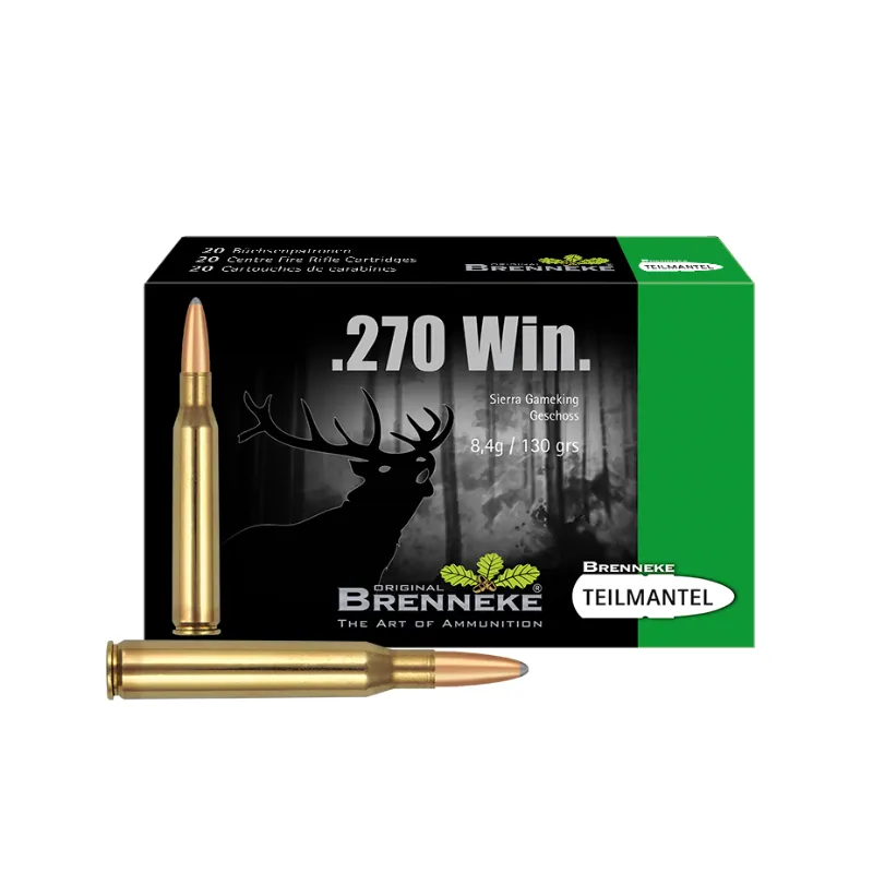 Cx 20 Brenneke TEILMANTEL 8.4g/130gr 270Win.