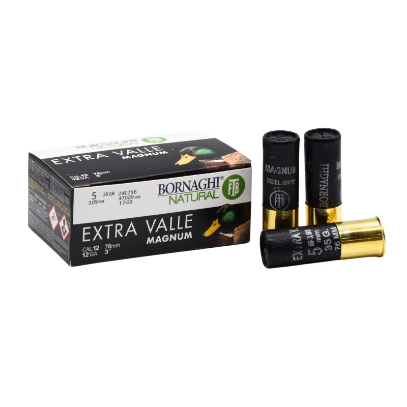 Cx 10 Bornaghi Extra Valle Steel Magnum 35gr 12GA