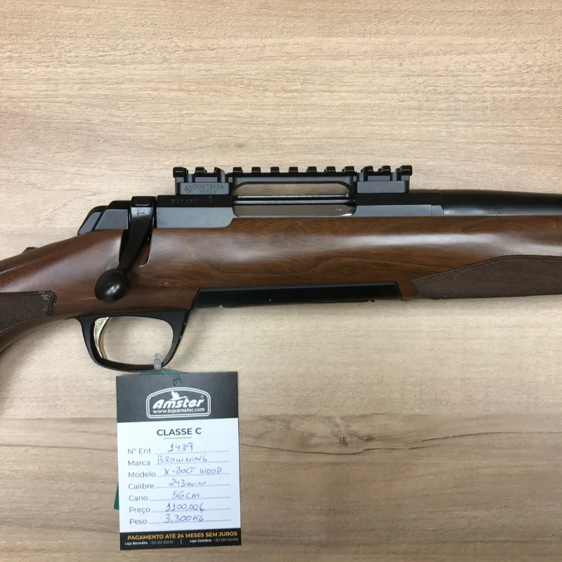 Browning X-Bolt Wood 243win + Régua
