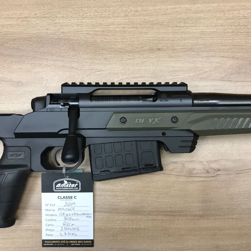 Mauser Oryx + Régua + Muzzle Brake + Moderador 308win
